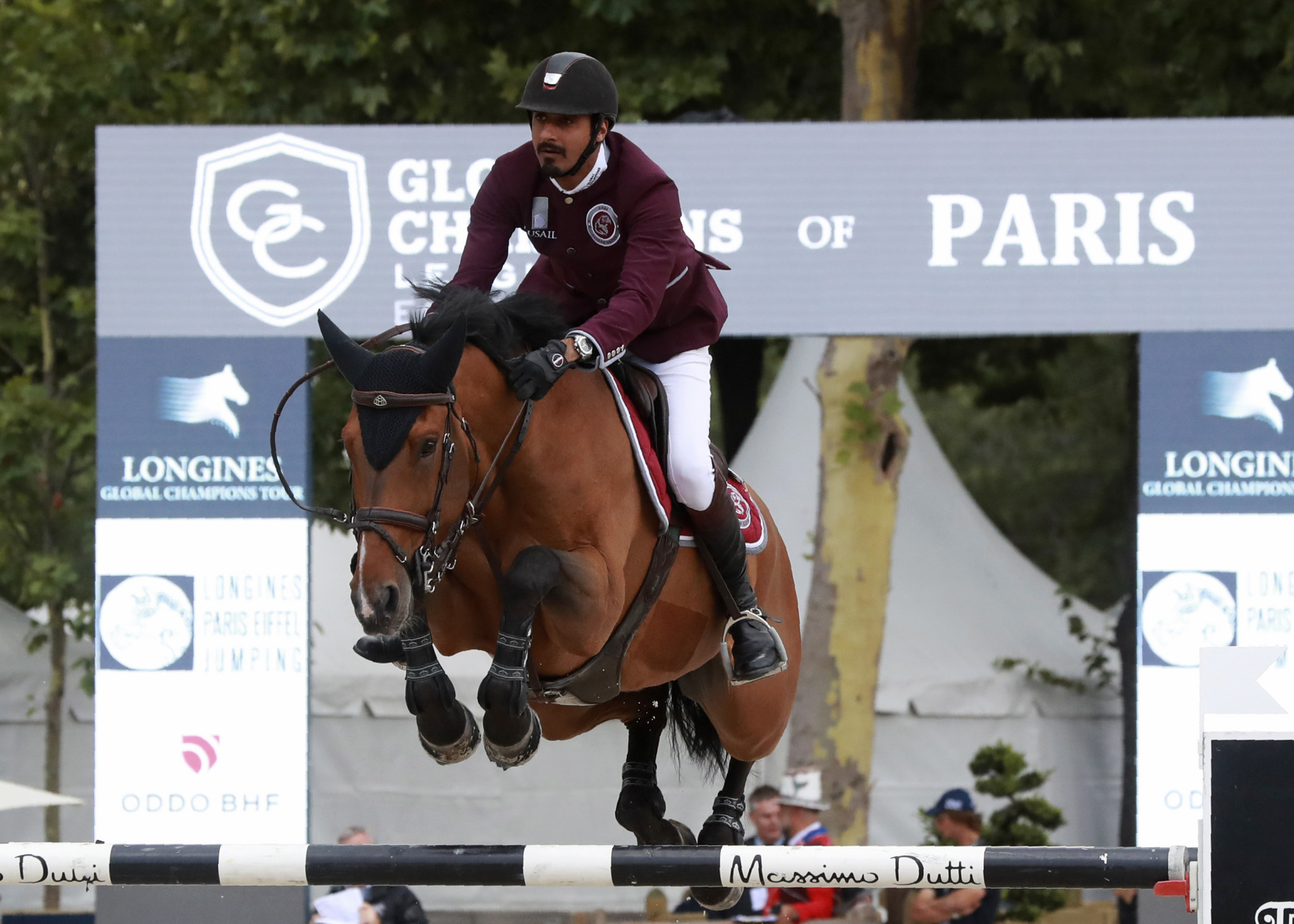 Qatar's Sheikh Ali Al Thani was one of two riders to test for a banned substance, leading to Morocco taking his nation's place at Tokyo 2020 ©Getty Images