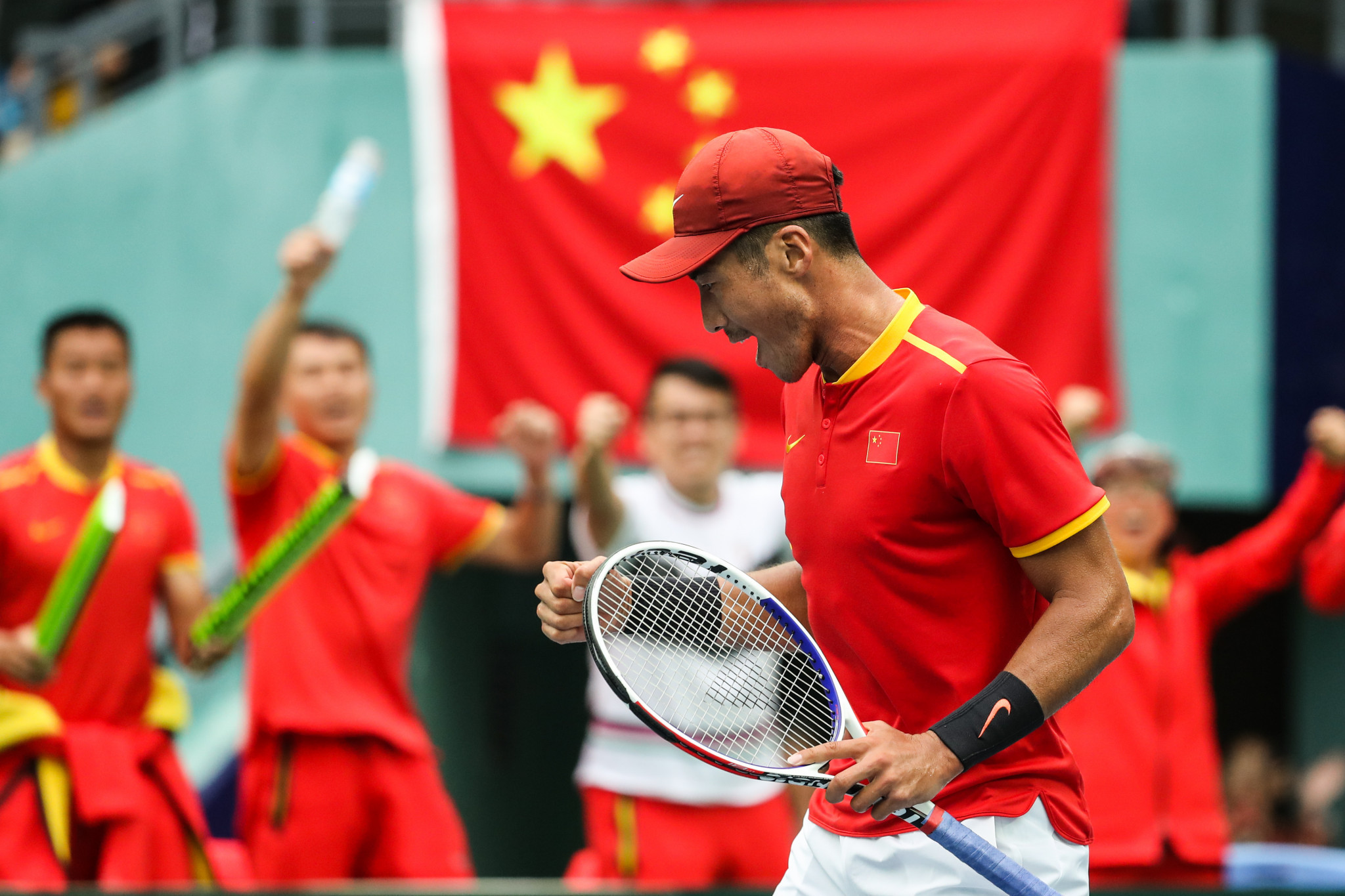 China have been forced to withdraw from their Davis Cup match against Romania in Bucharest due to the coronavirus outbreak ©Getty Images
