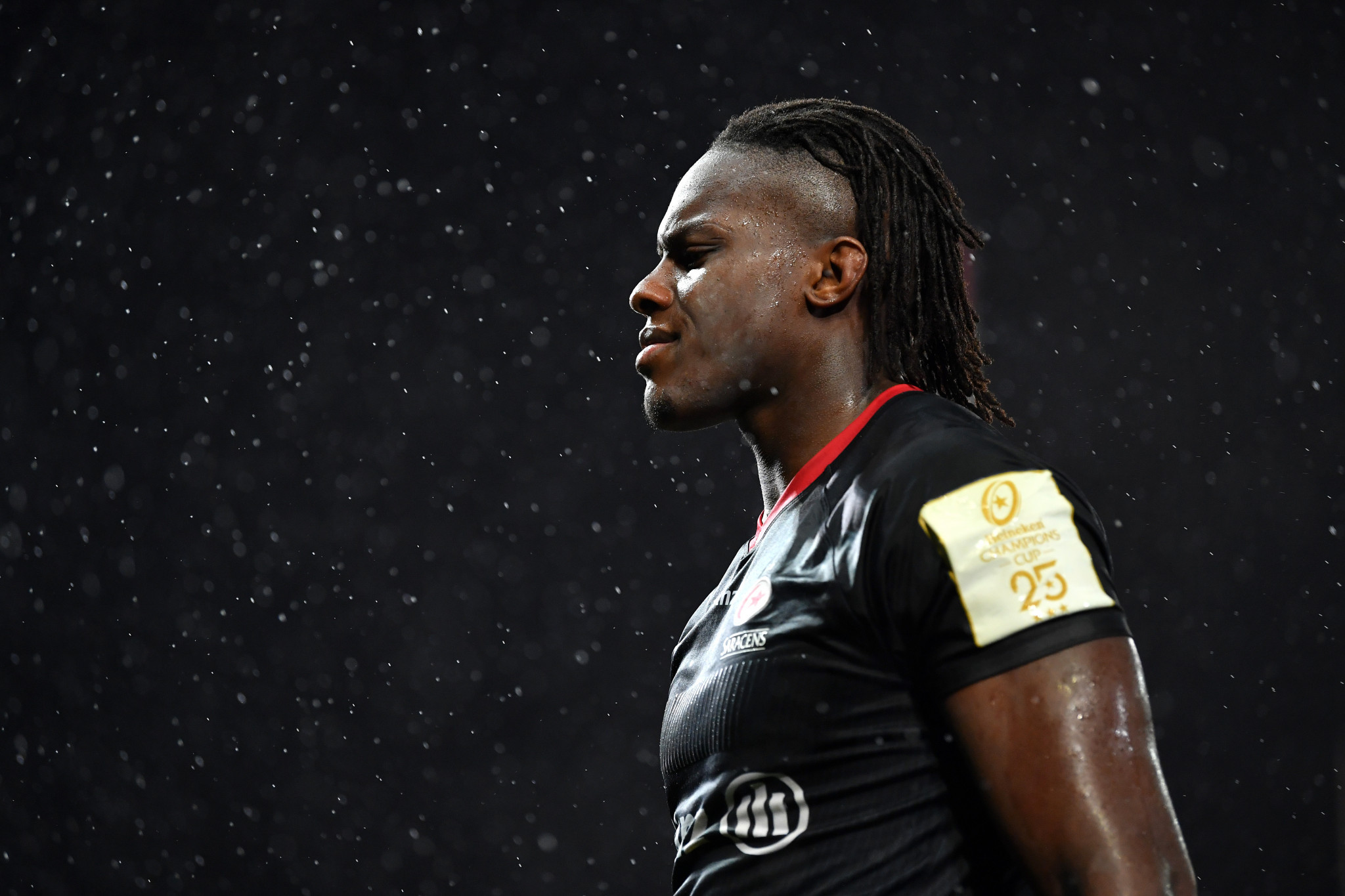 Maro Itoje is among the England stars who could be playing in the second division next season ©Getty Images
