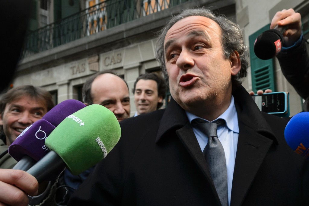 Suspended UEFA President Michel Platini's appeal against his 90-day suspension to the Court of Arbitration for Sport began today ©Getty Images