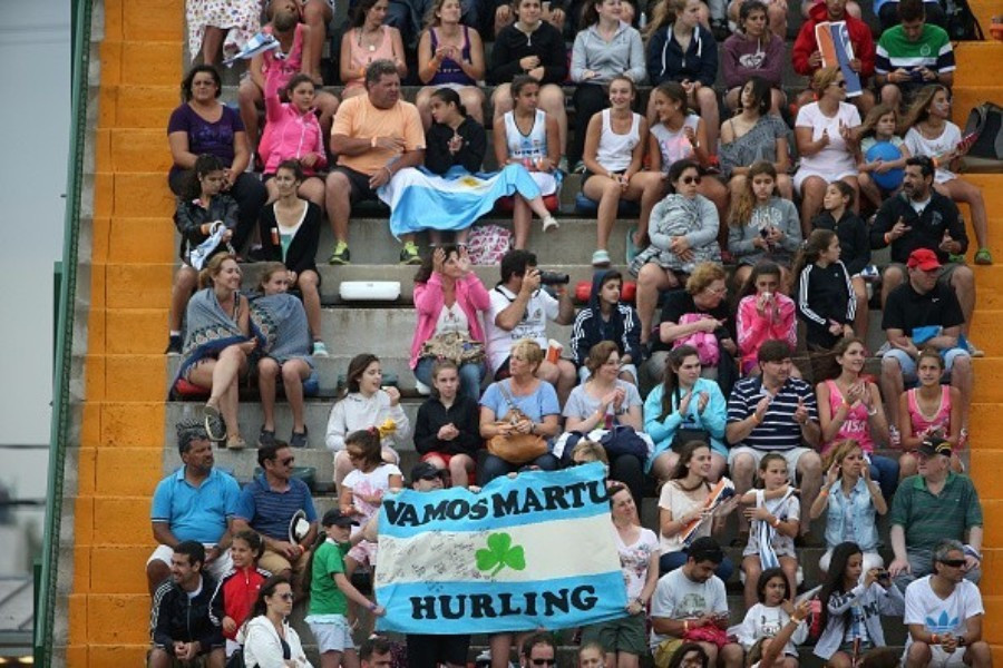 Argentinean fans were left disappointed by the result ©FIH Hockey
