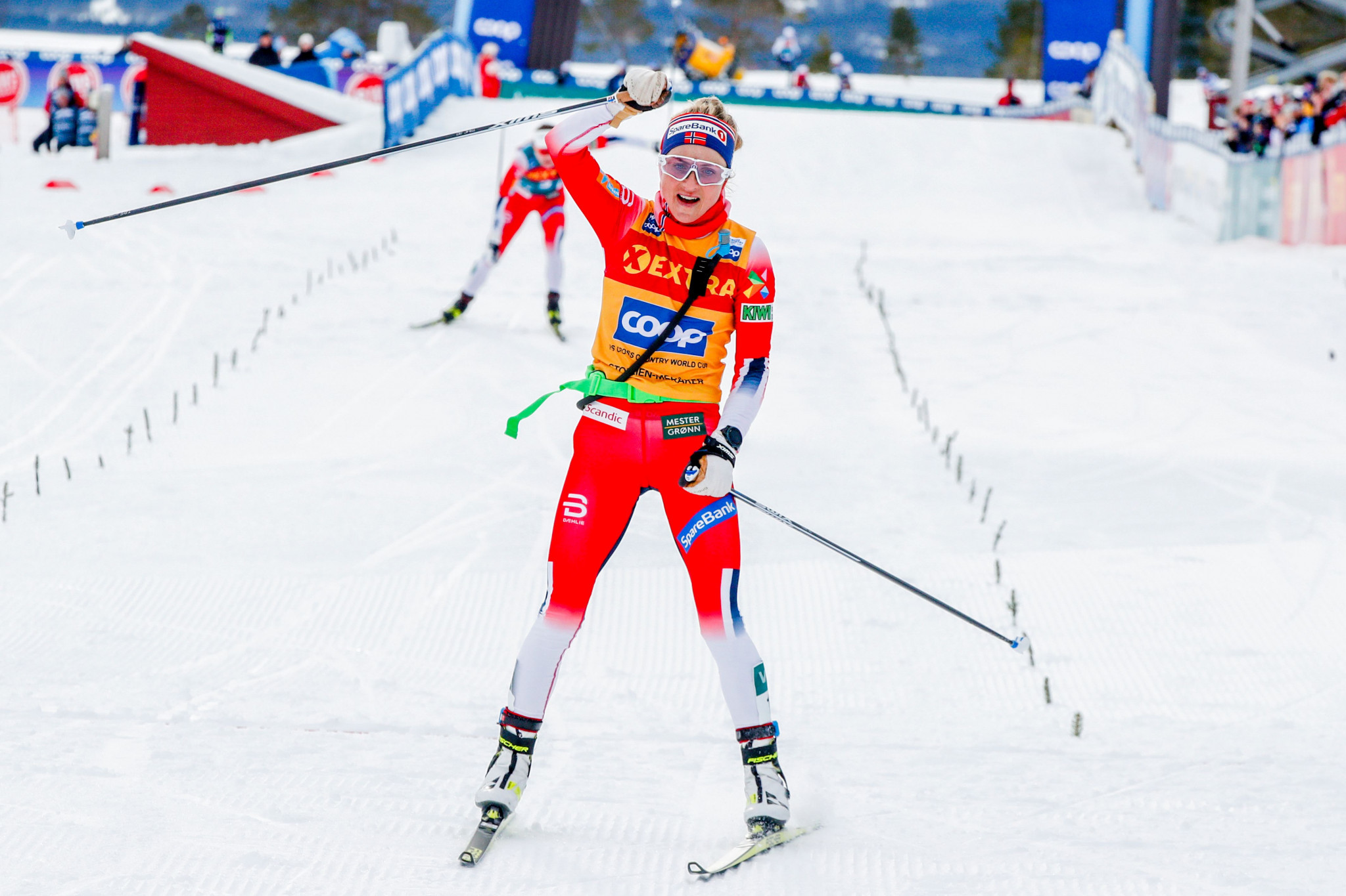Norway's Johaug wins fifth straight FIS Cross-Country World Cup event before home crowd