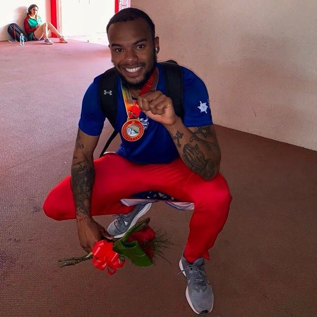 Panama's Virjilio Griggs, who won the South American Indoor Championships in the 200m has been banned for falsifying results ©Twitter/@deportes_rpc