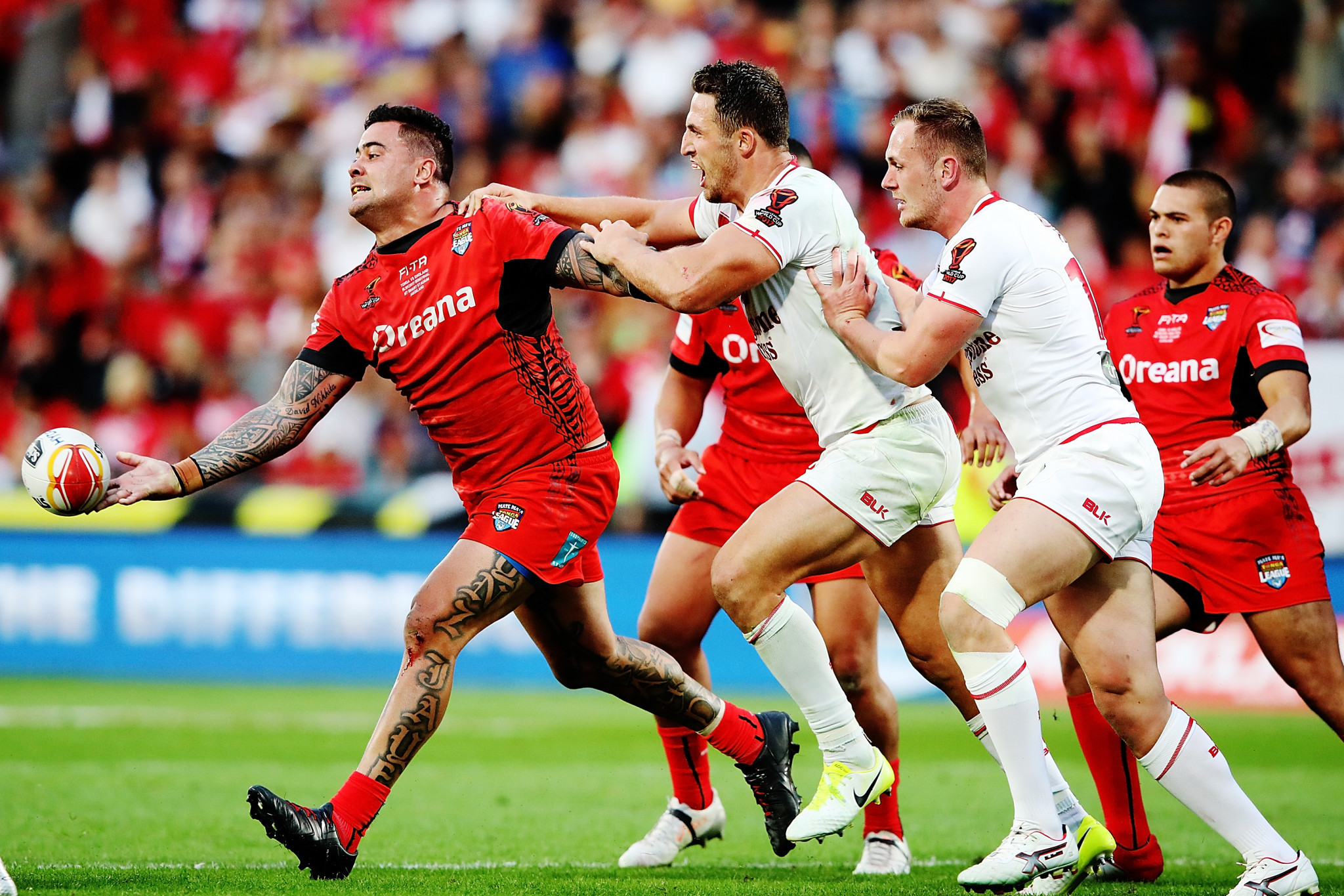 Tonga have qualified for the 2021 Rugby League World Cup, having reached the semi-finals in 2017 ©Getty Images