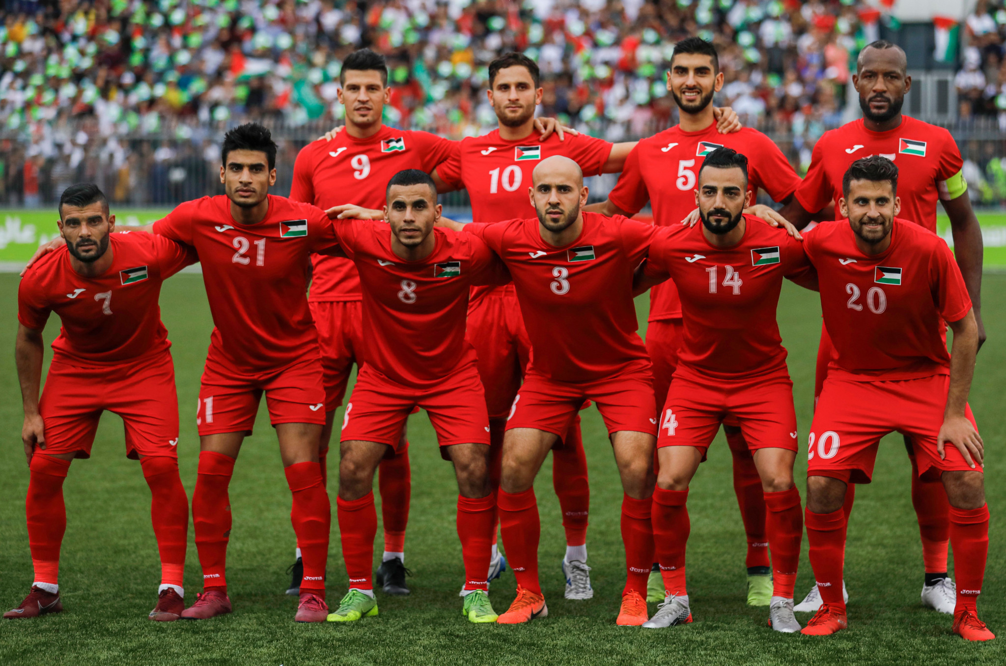 Palestine rose three places to 103rd in the FIFA world rankings ©Getty Images