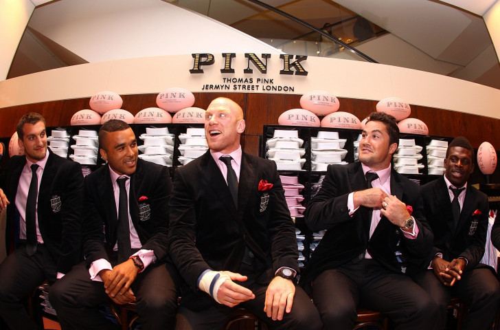 Thomas Pink was the official outfitter of the British and Irish Lions rugby union team's tour to Australia in 2013