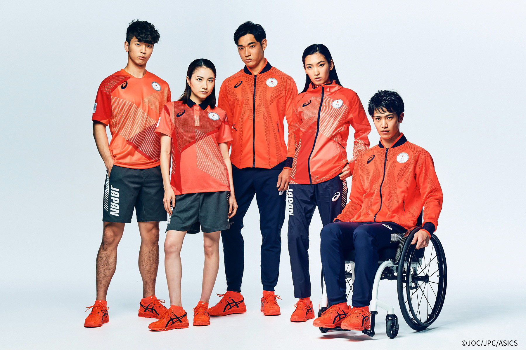 Japan's casual wear for Tokyo 2020 has been launched ©JOC/JPC/Asics