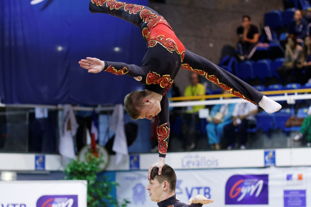 The 2014 World Acrobatic Gymnastics Championships tookplace Levallois-Perret, a commune near Paris ©Wikipedia