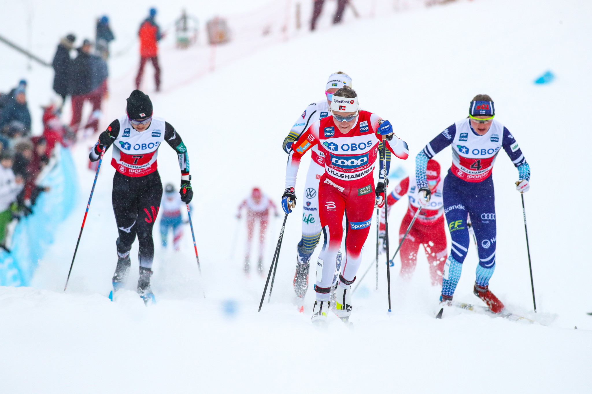 Maiken Caspersen Falla of Norway won the women's sprint in Trondheim ©Getty Images