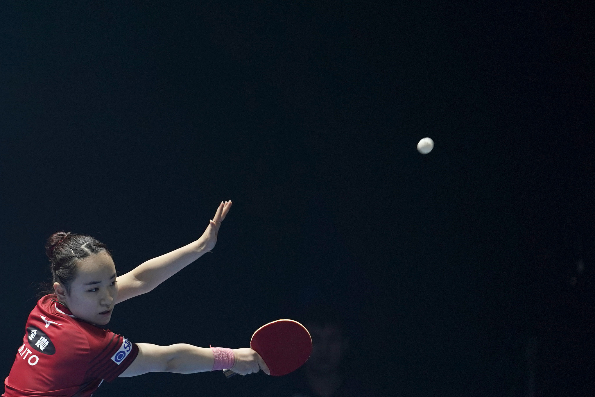 Top seed Mima Ito of Japan fought back from two games down to beat compatriot Hitomi Sato in Budapest ©Getty Images