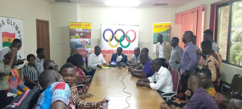 The GOC thanked Ashfoam for their support of the Ghanaian team set to compete at Tokyo 2020 ©GOC