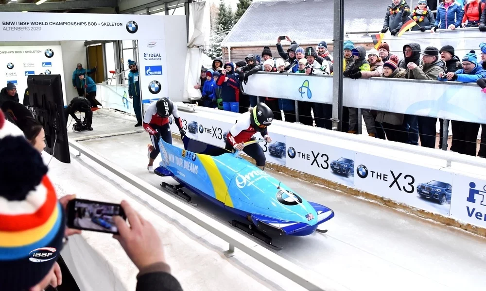 Humphries seals third title at IBSF World Championships in Altenberg