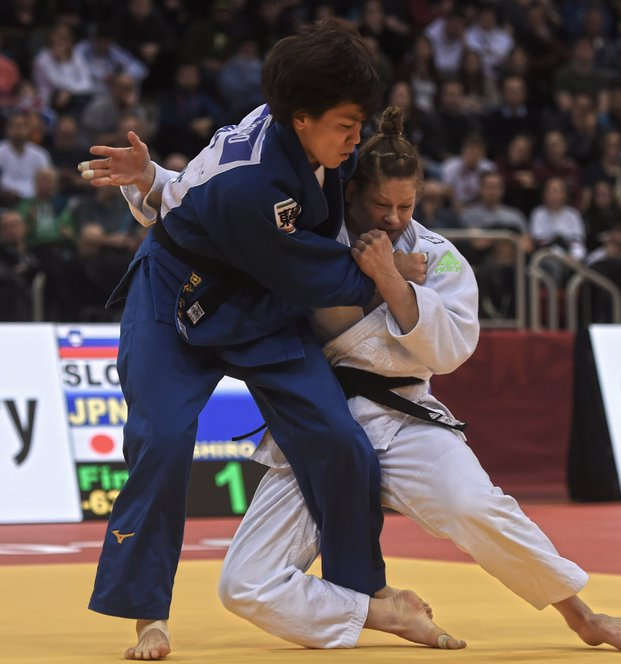 Tashiro Miku won the women's under-63kg title ©IJF