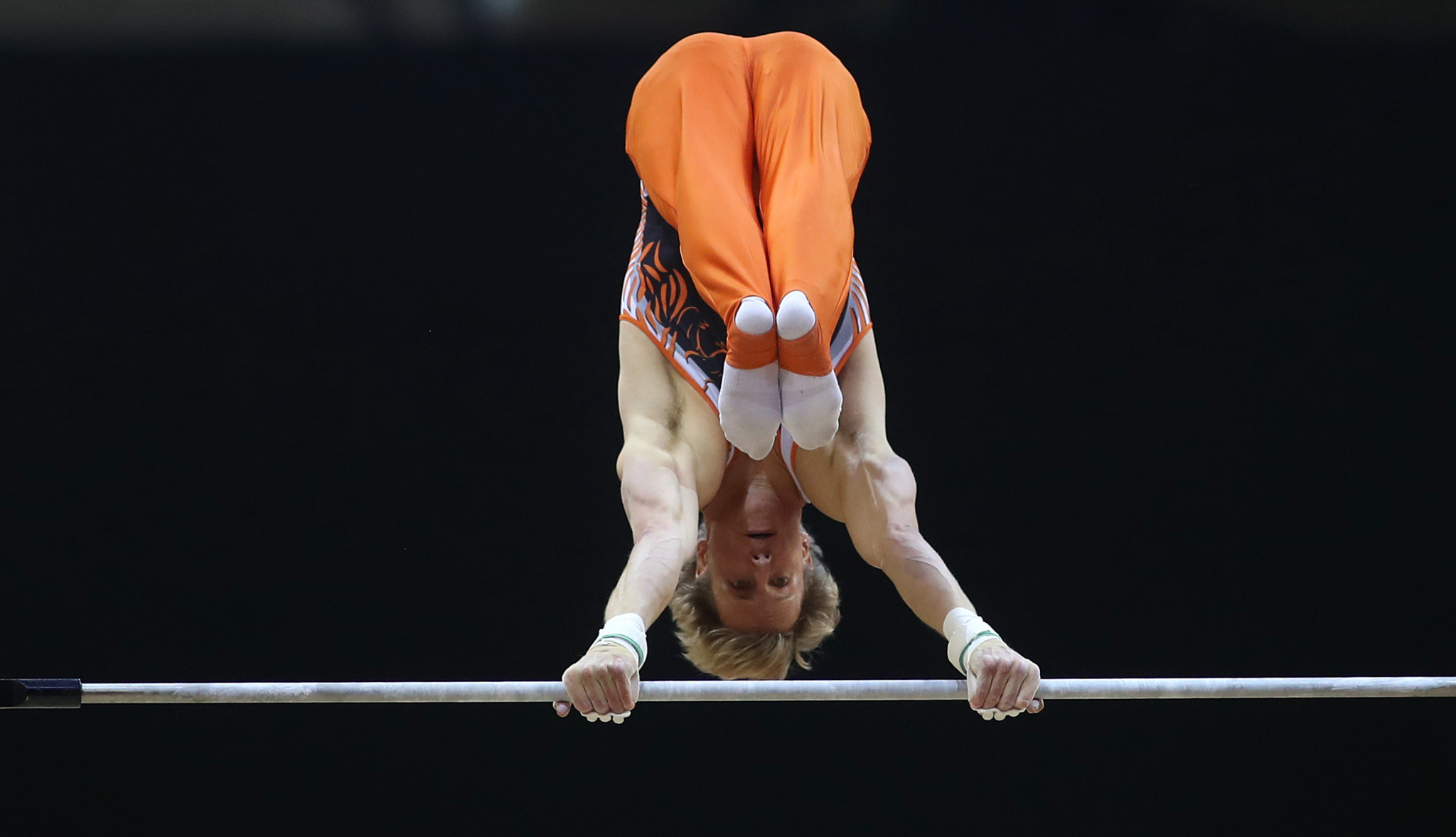 Epke Zonderland won the horizontal bar title in Melbourne ©Getty Images