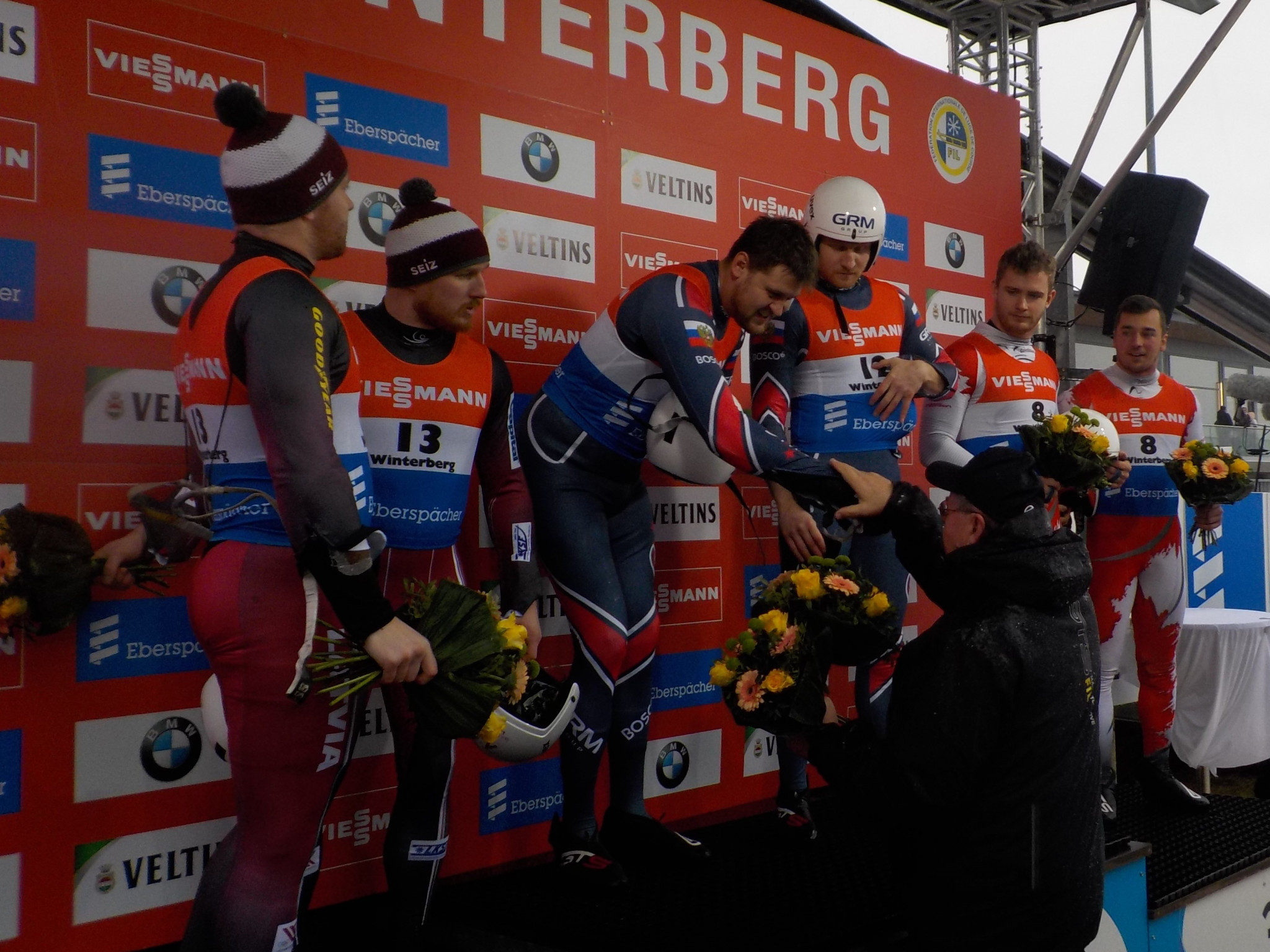 Russia won two gold medals on the final day of the Luge World Cup in Winterberg ©FIL