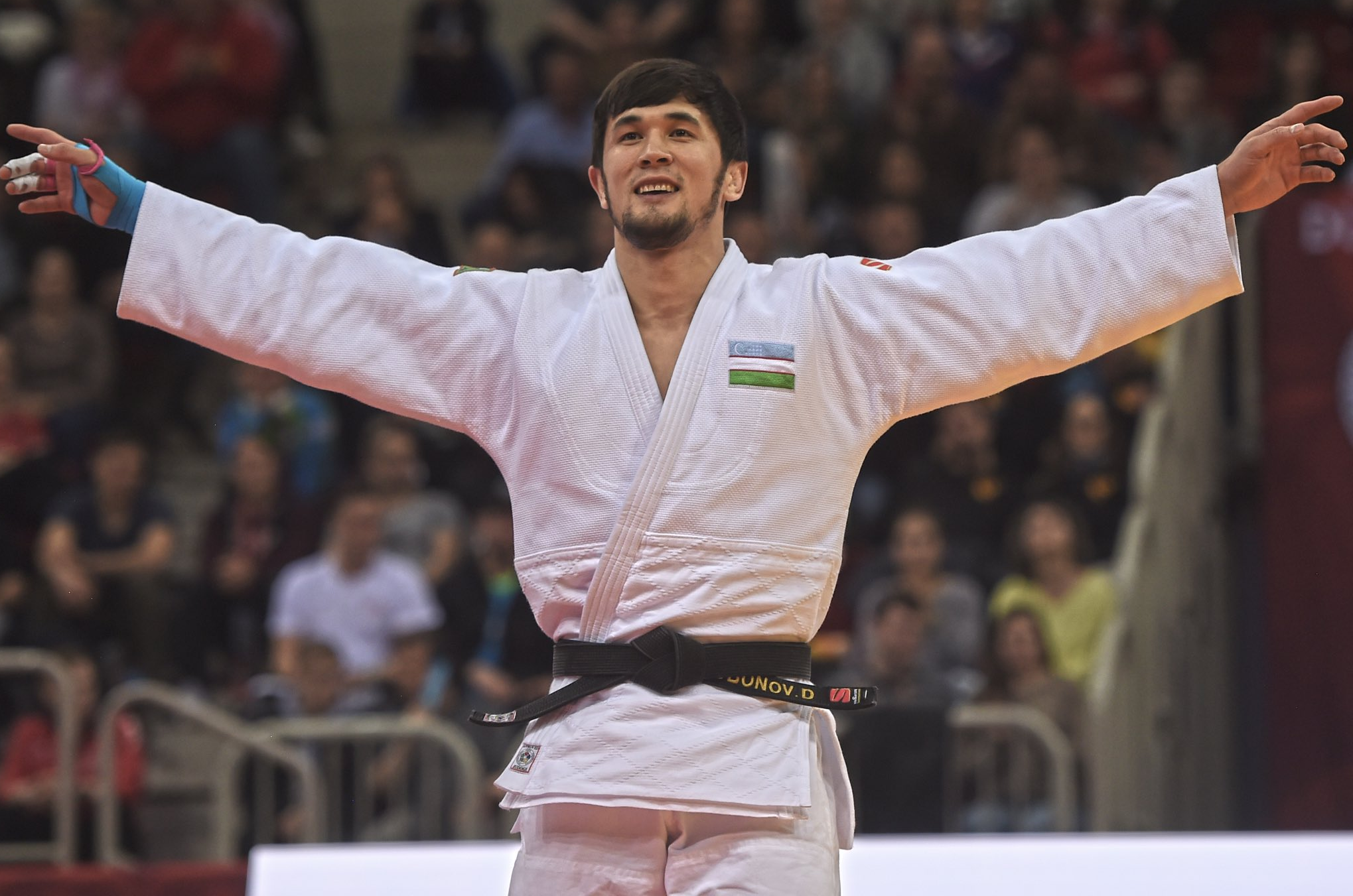 Uzbekistan celebrated two gold medals on the final day of action ©IJF