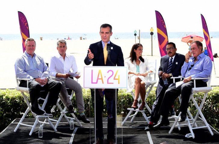 Los Angeles Mayor Eric Garcetti appointed Casey Wasserman as chairman of the LA 2024 Bid Committee last year