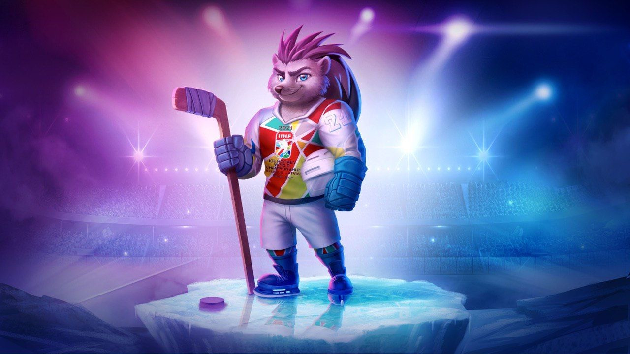 Spiky the Hedgehog has been unveiled as the mascot of the 2021 IIHF World Championship ©IIHF