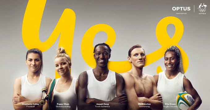 Optus has announced the six sports stars who will represent the company’s sponsorship of the Australian Olympic team on the road to Tokyo 2020 ©Optus