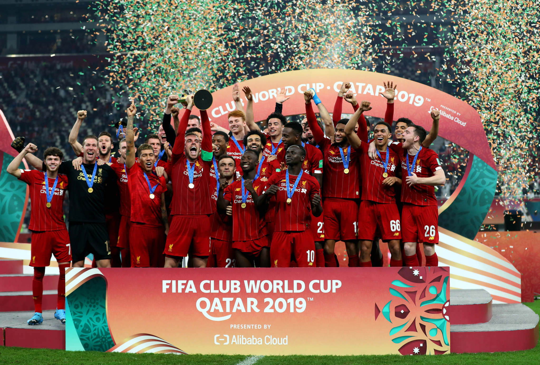Liverpool won the FIFA Club World Cup in Qatar in December ©Getty Images