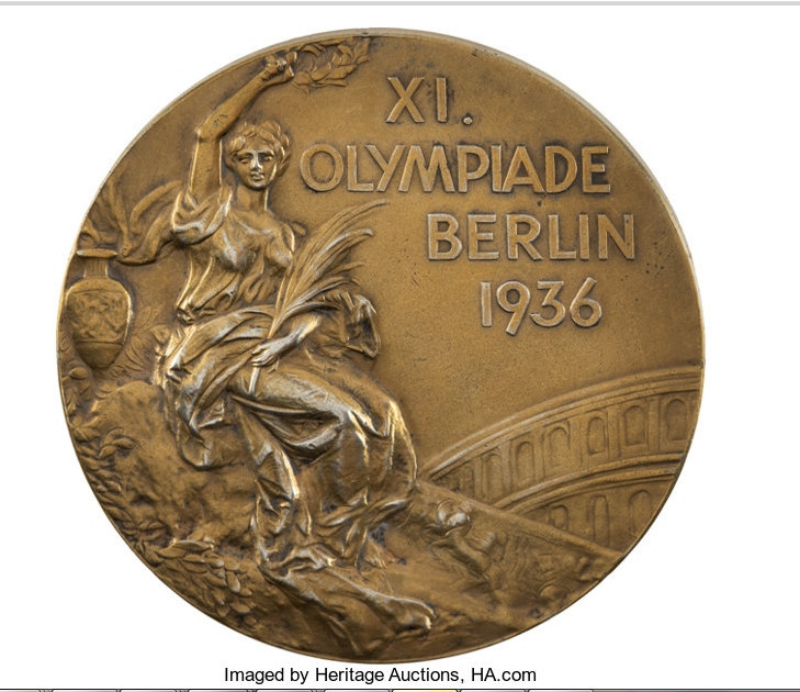 The Olympic basketball gold won by the United States' team captain Bill Wheatley at Berlin 1936 has gone up for sale with Heritage Auctions ©Heritage Auctions