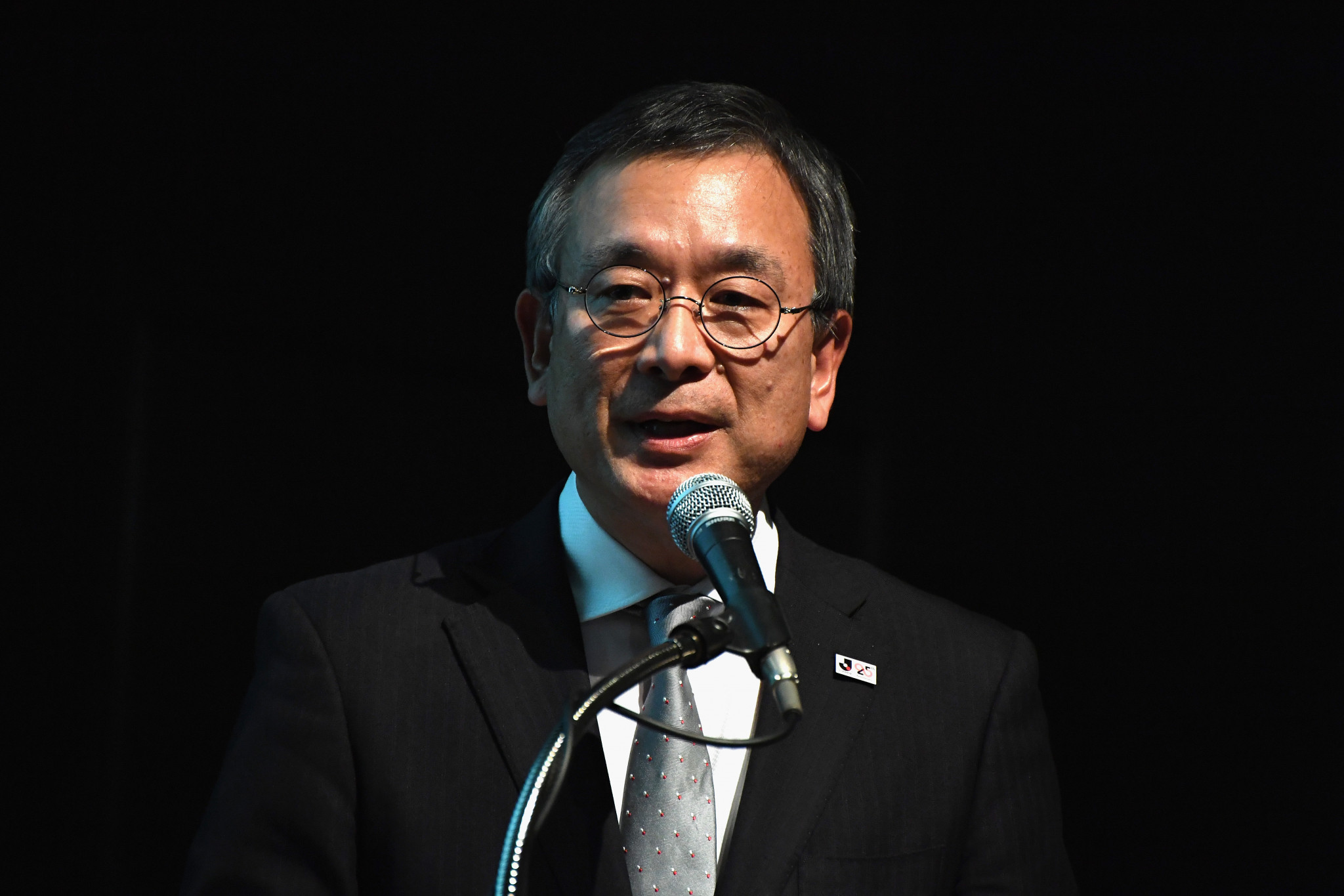 J-League chairman Mitsuru Murai apologised to fans but said the postponement was necessary ©Getty Images