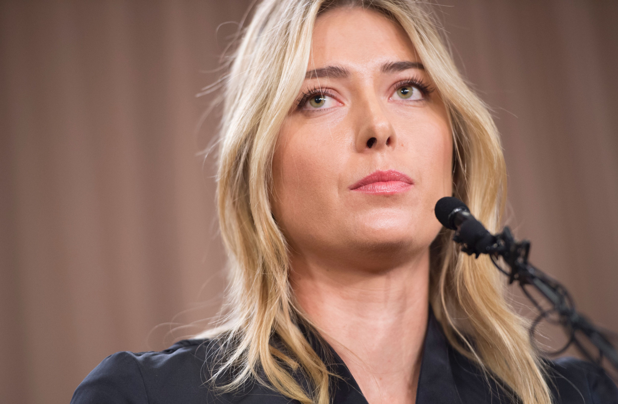 Maria Sharapova announced in March 2016 she had tested positive for meldonium at that year's Australian Open ©Getty Images