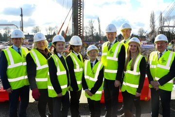 Organisers of the 2022 Commonwealth Games in Birmingham have today held an event to mark the start of major construction of the Sandwell Aquatics Centre ©DCMS/Twitter
