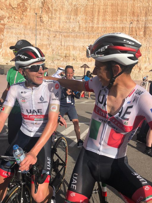 Pogačar edges Lutsenko to victory on stage five of UAE Tour as Yates maintains grip on overall lead