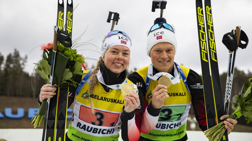 Norway won the single mixed event in Minsk ©IBU