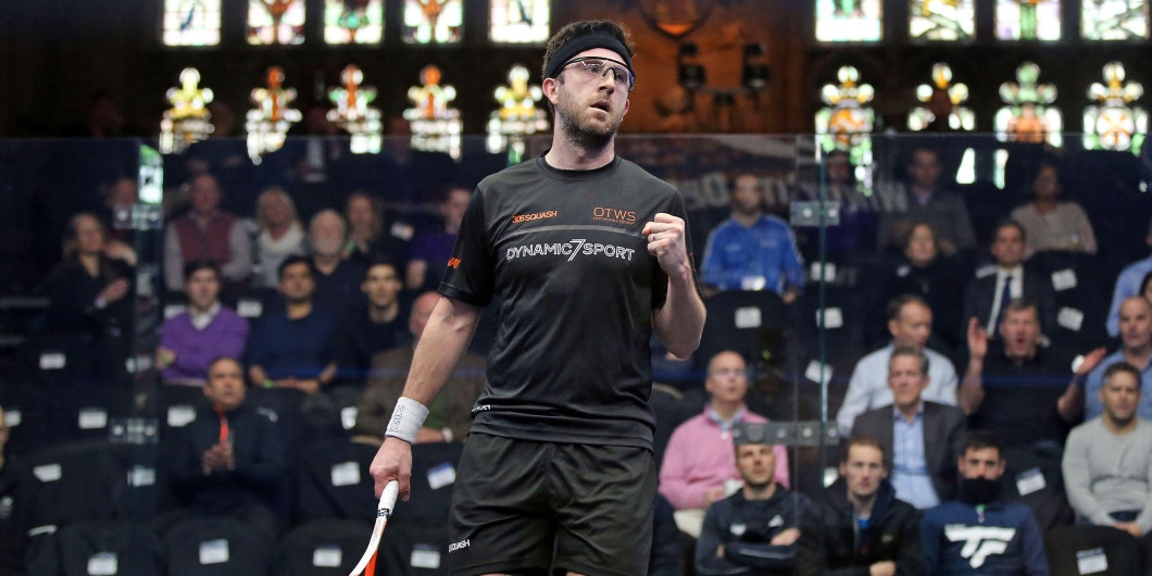 Daryl Selby of England set up a clash with world number one Mohamed ElShorbagy at the Windy City Open in Chicago ©PSA