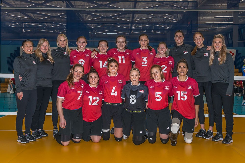 Canada top the standings after two days ©Twitter/Vballcanada