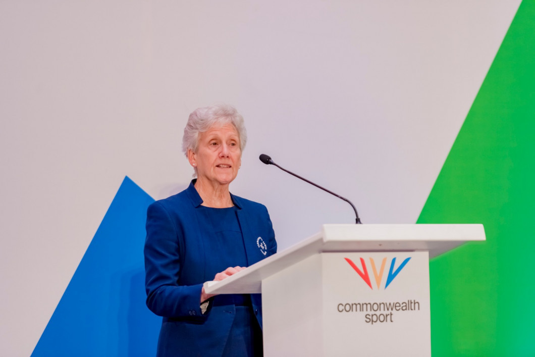 Dame Louise Martin has called for optimism in 2021 ©CGF