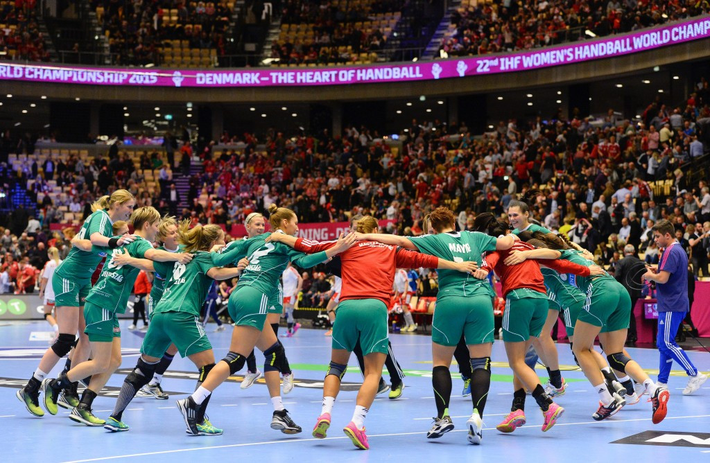 Hungary inflicted the first defeat of the competition on hosts Denmark ©Getty Images