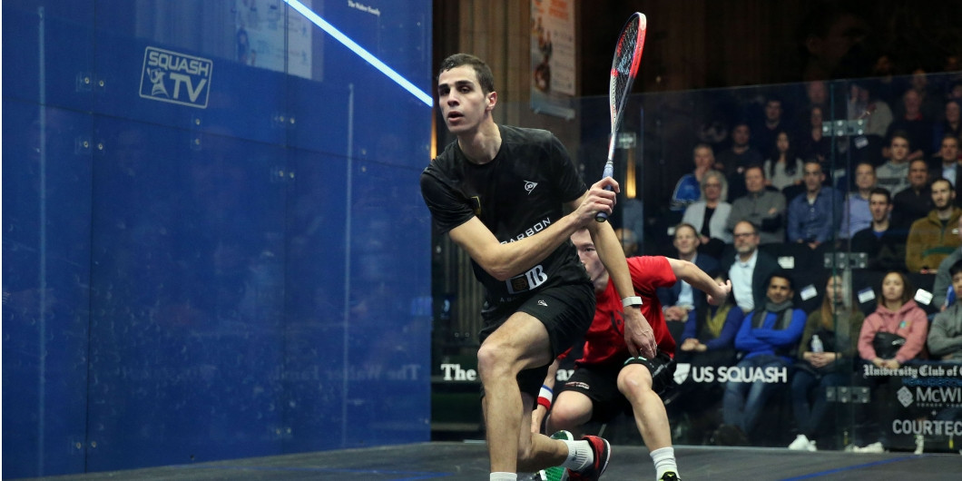 Men's top seed Ali Farag progressed to the third round of the Windy City Open ©PSA