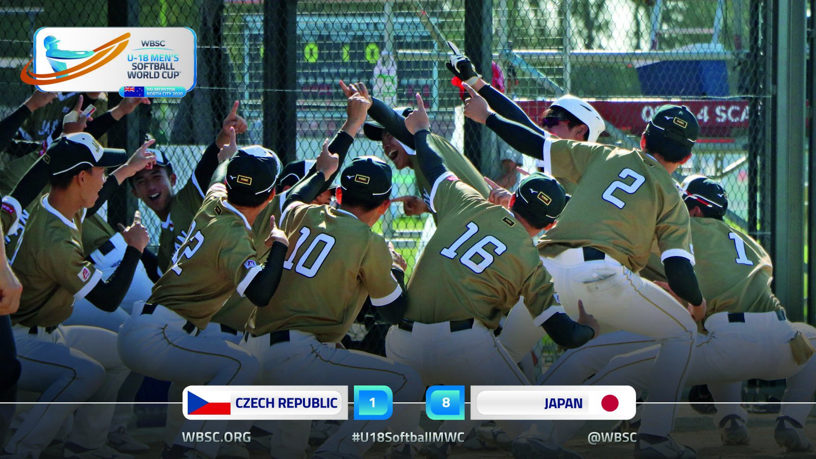 Japan maintain winning streak at WBSC Under-18 Men's Softball World Cup