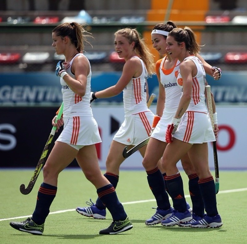 The dominant Dutch were far too strong for South Korea ©FIH