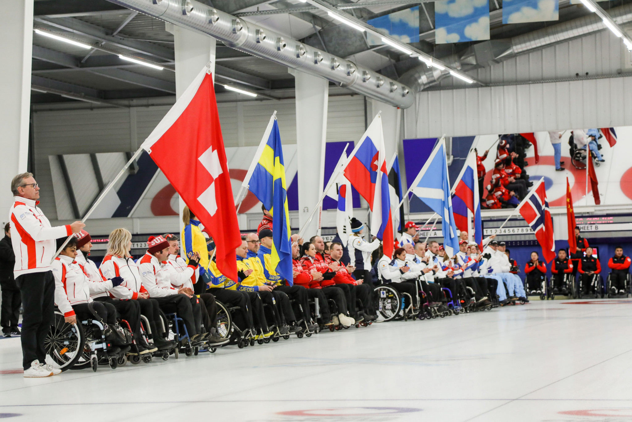 Latvia top after winning both opening matches at World Wheelchair Curling Championships