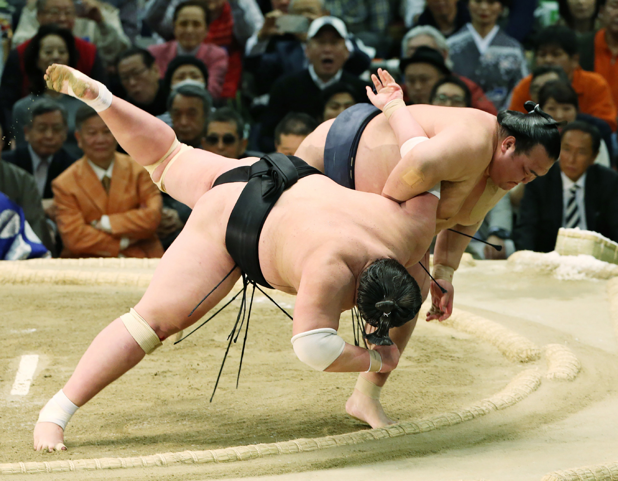 Japan's Spring Grand Sumo Tournament is set to be held behind closed doors due to the ongoing coronavirus crisis ©Getty Images