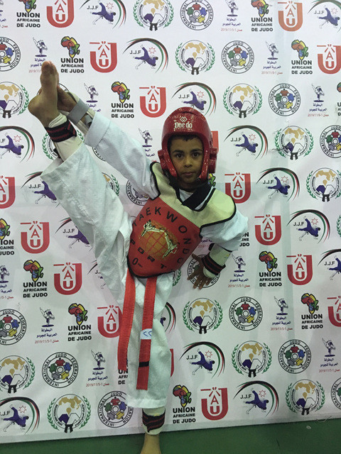 Reda has earned his black belt at eight-years-old ©World Taekwondo