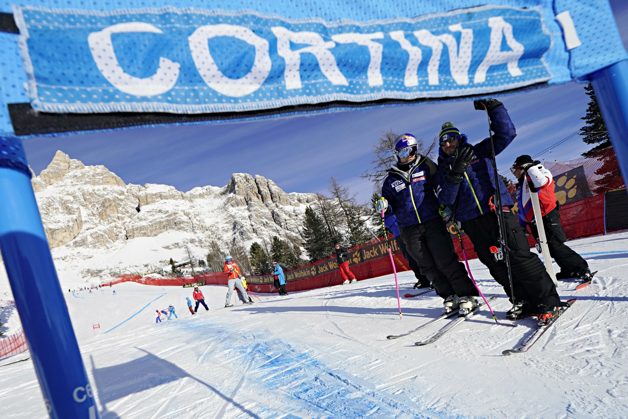 Cortina d’Ampezzo will be home to the longest skiable link in the world ©Getty Images