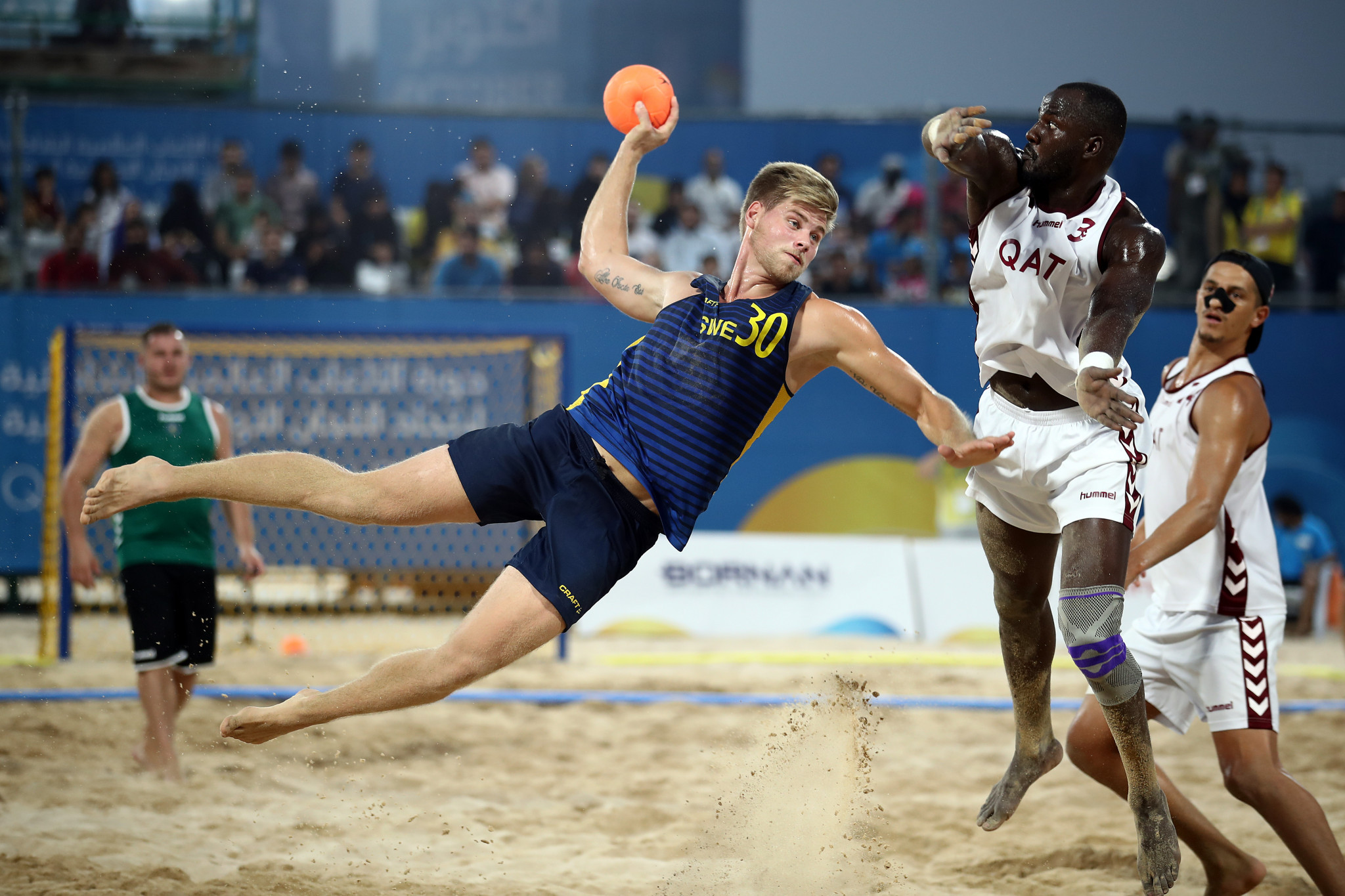 Beach handball has been proposed for inclusion at Paris 2024 ©Getty Images