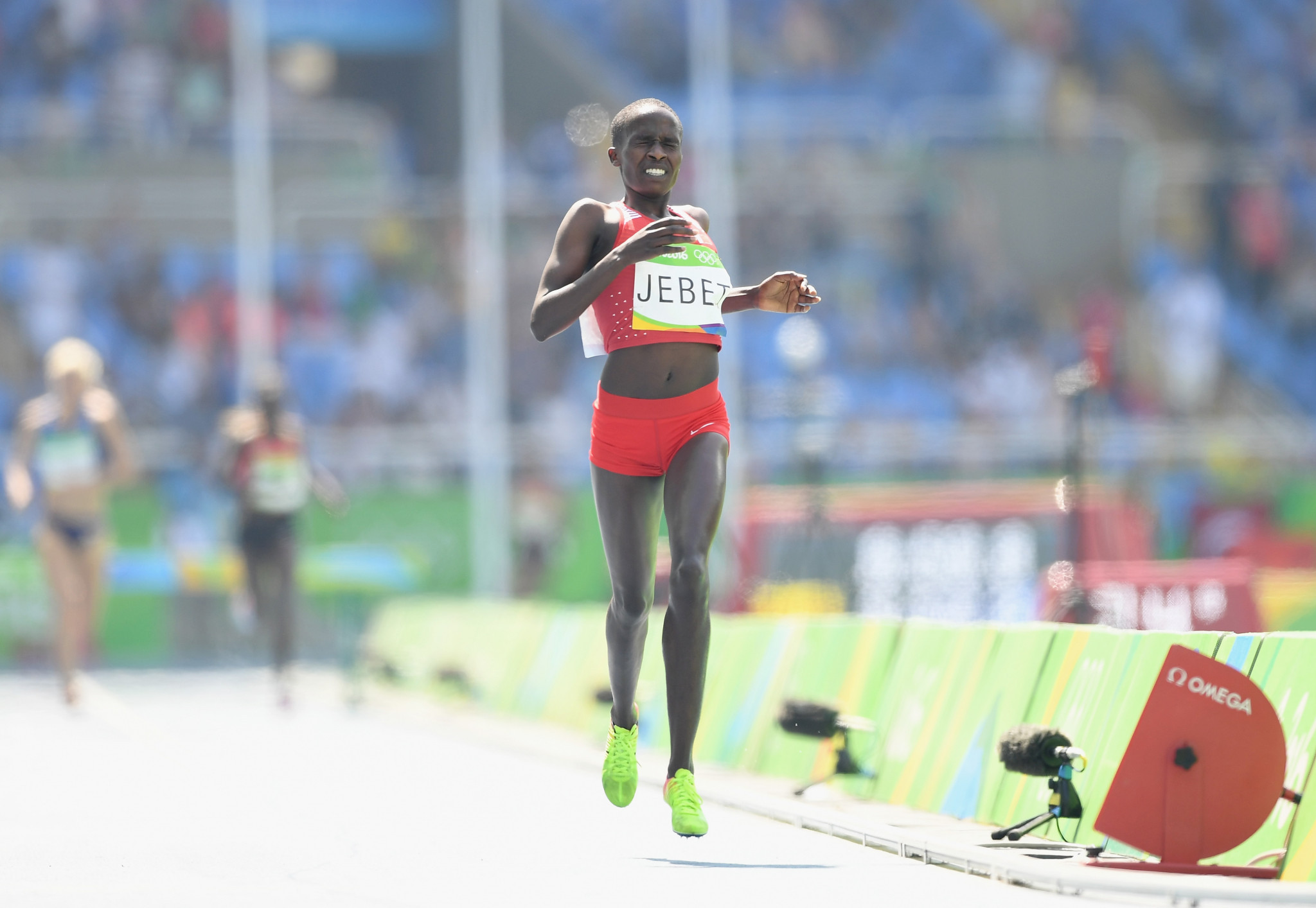 Olympic steeplechase champion Ruth Jebet has been handed a four-year doping ban ©Getty Images