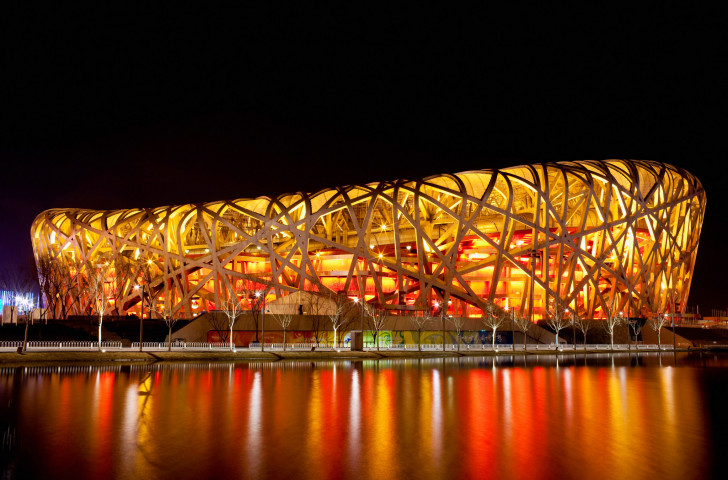 The Beijing National Stadium, also known as the bird's nest, in Beijing, China © Lintao Zhang/Getty Images