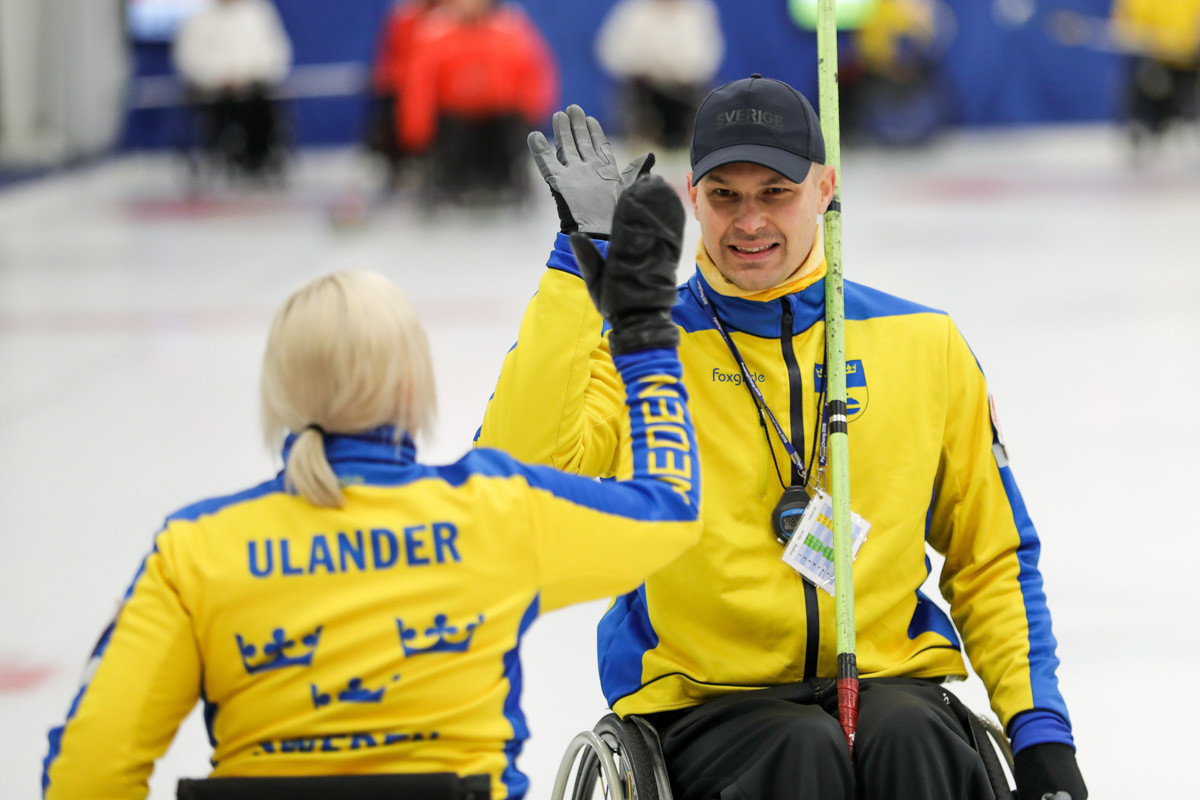 Sweden also ensured their qualification to the knockout stages of the World Wheelchair Curling Championship today ©Getty Images