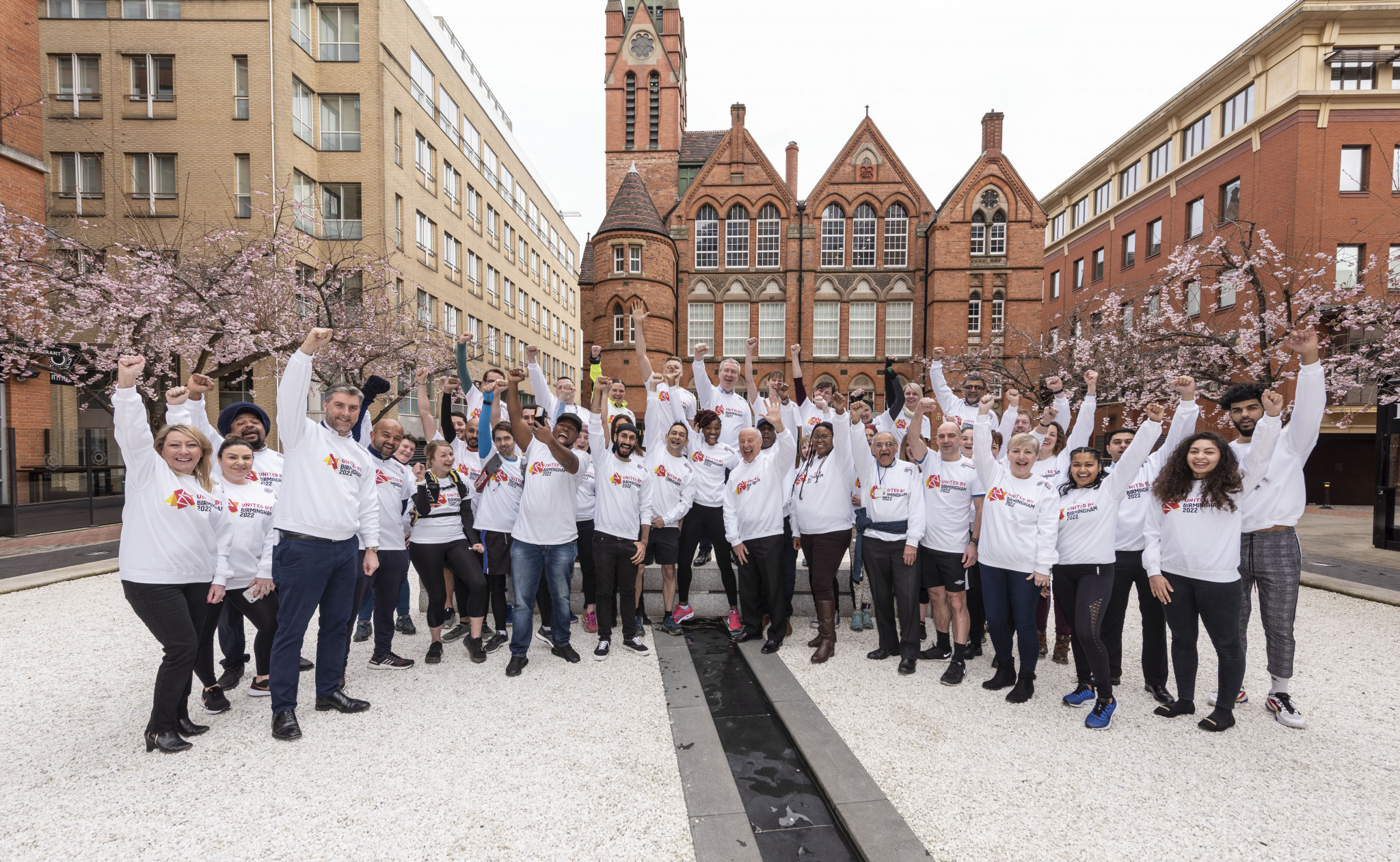 Representatives of the projects recognised by the United by Birmingham 2022 programme ©Birmingham2022
