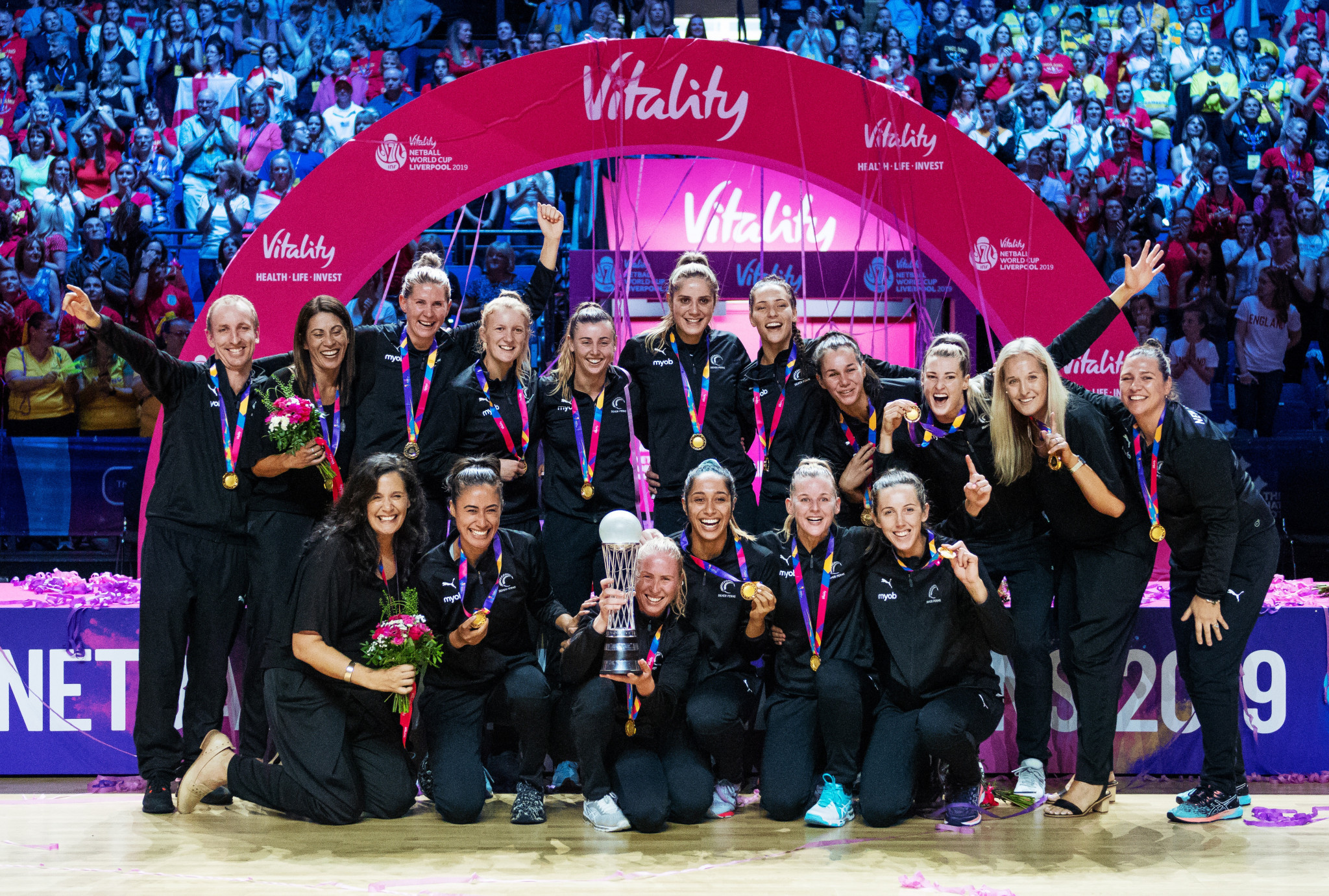 New Zealand were crowned Netball World Cup champions for the first time in 16 years in 2019 ©Getty Images