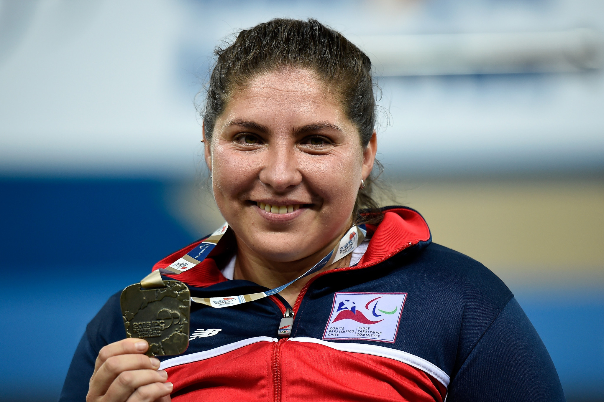 Powerlifter Maria Antonieta Ortiz of Chile has been nominated for APC Athlete of the Month ©Getty Images