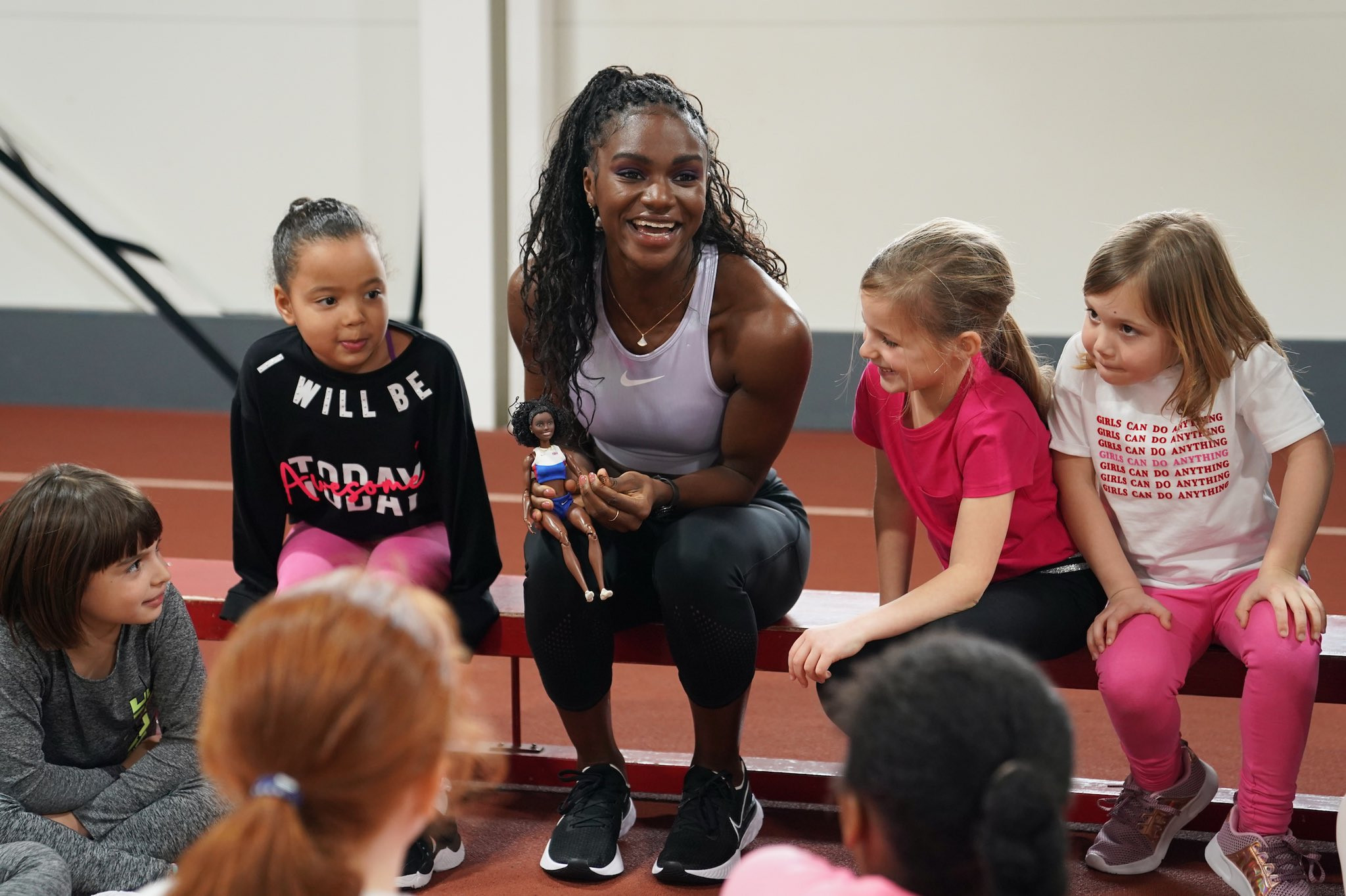 Toy company Mattel made a Barbie doll inspired by sprinter Dina-Asher Smith ©Getty Images