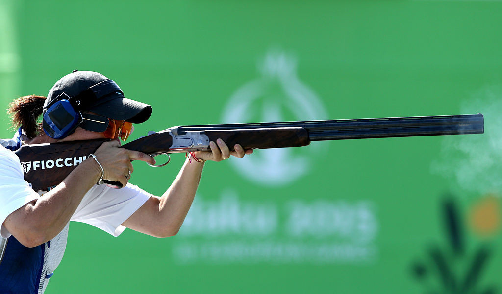 San Marino’s Alessandra Perilli topped intermediate qualifying for tomorrow's women's trap final at the ISSF Shotgun World Cup in Nicosia ©Getty Images